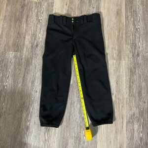 Mizuno Adult Small Black Softball Pants